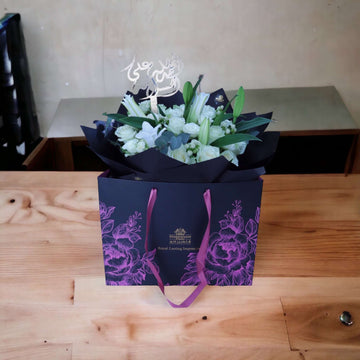 GET WELL SOON WHITE BOUQUET